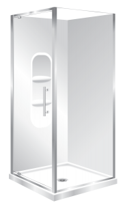 Square Shower 01 Silva MW
